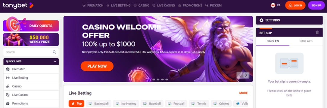 Tonybet Casino